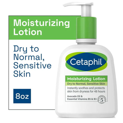 Cetaphil Hydrating Moisturizing Lotion for All Skin Types, Sensitive Skin,237 ML