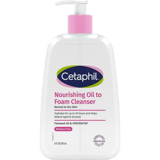 Cetaphil Nourishing Oil to Foam Cleanser