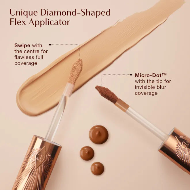 Charlotte Tilbury Airbrush Flawless Crease-Proof Long-Wear Blur Concealer with Hyaluronic Acid