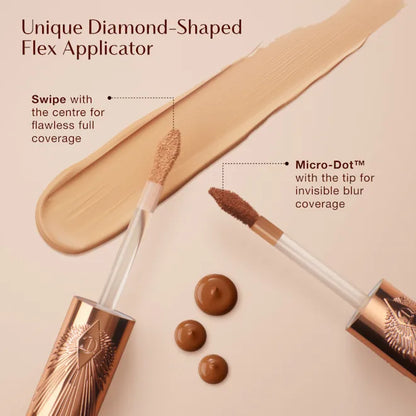 Charlotte Tilbury Airbrush Flawless Crease-Proof Long-Wear Blur Concealer with Hyaluronic Acid