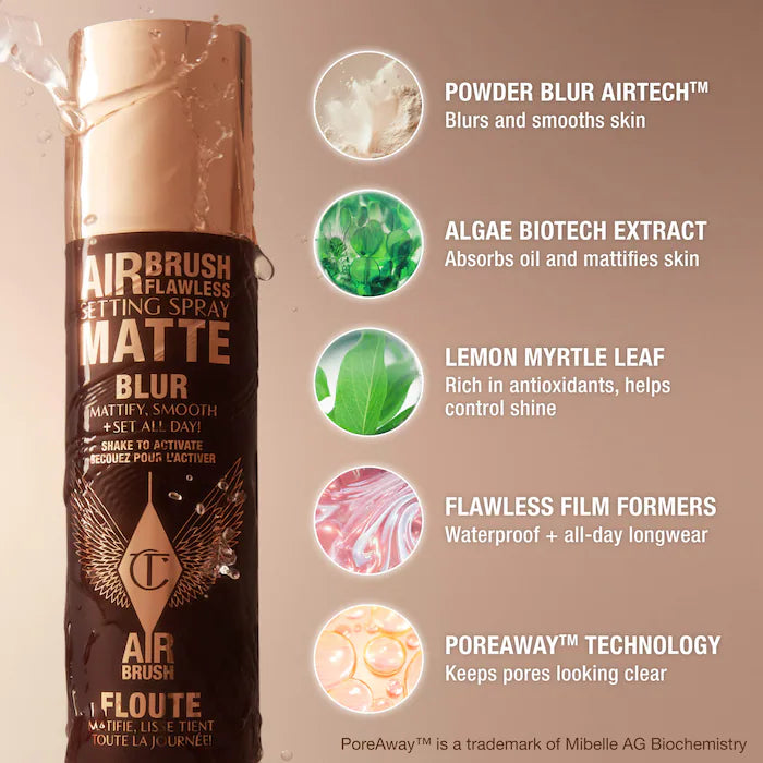 Charlotte Tilbury Airbrush Flawless Matte Blurring & Waterproof Setting Spray