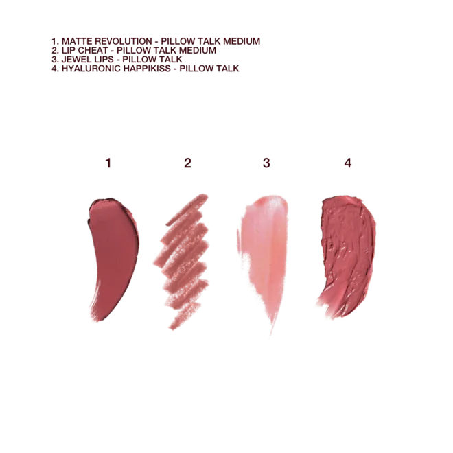Charlotte Tilbury Pillow Talk Lip Wardrobe