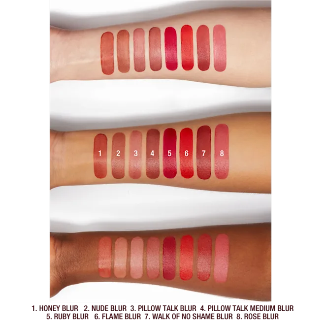 Charlotte Tilbury-AIRBRUSH FLAWLESS LIP BLUR Matte Liquid Lipstick(Pillow Talk Blur)