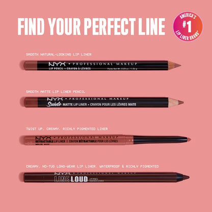NYX - Slim Lip Pencil Natural-looking long-wear lip liner