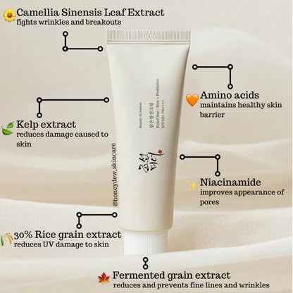 BEAUTY OF JOSEON | Relief Sun : Rice + Probiotics (SPF50+ PA++++)
