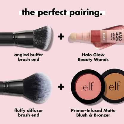 Elf - Cream & Powder Face Brush