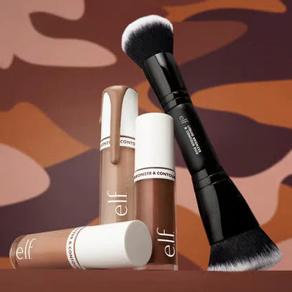 Elf Liquid Bronzer & Contour Duo Brush