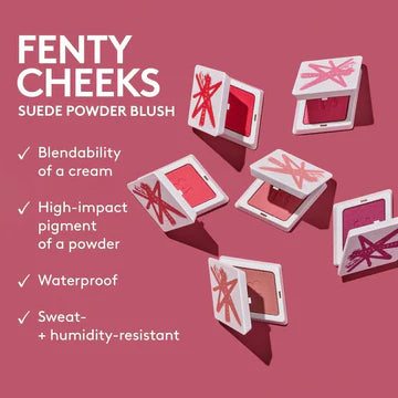 FENTY BEAUTY - Fenty Cheeks Suede Waterproof Powder Blush - Wattabrat