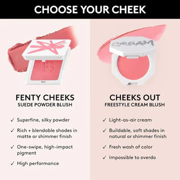 FENTY BEAUTY - Fenty Cheeks Suede Waterproof Powder Blush - Wattabrat