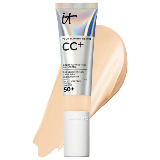 IT Cosmetics CC+ Cream Full Coverage Color Correcting Foundation with SPF 50+