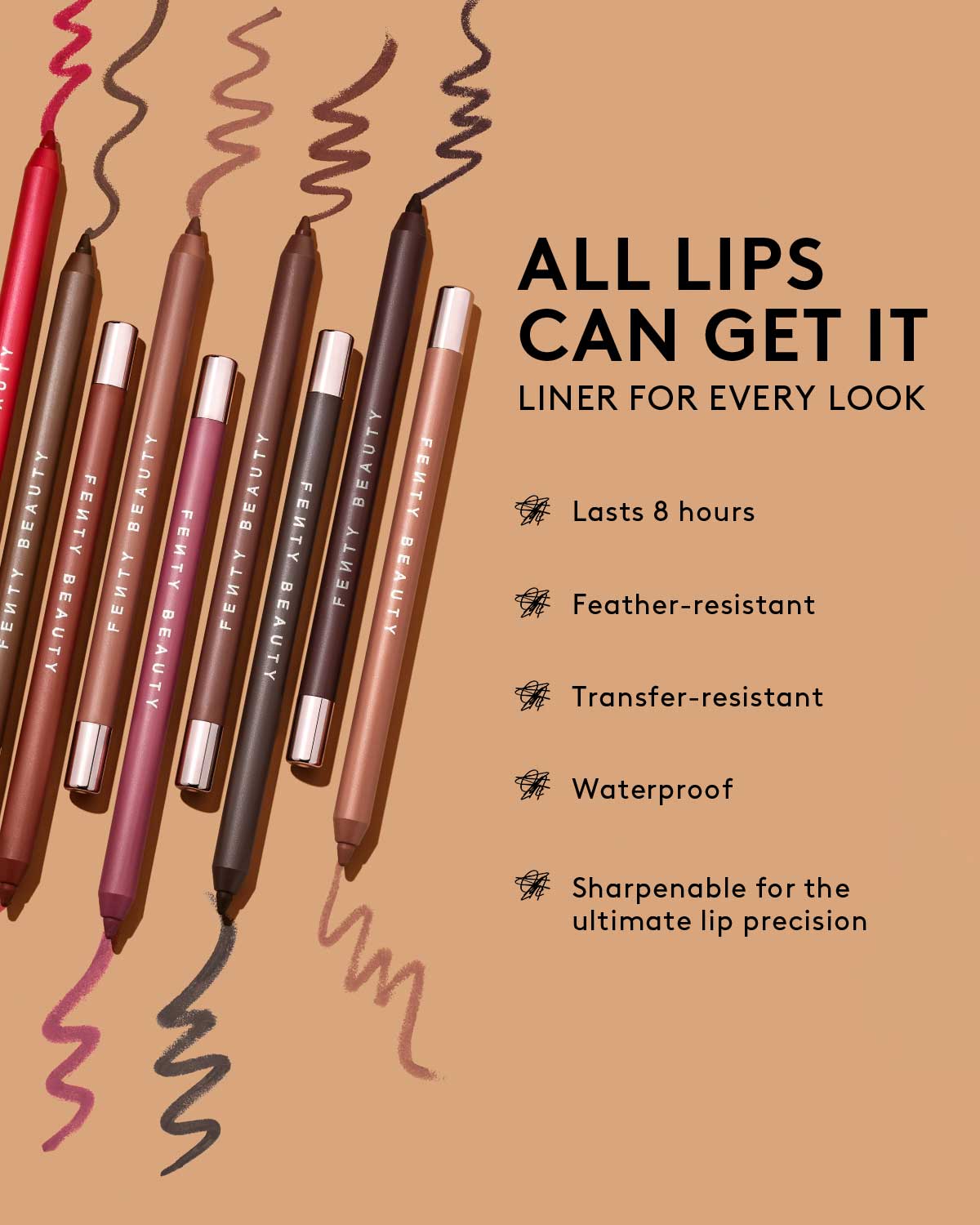 Fenty Beauty Brown'd Pout Lip Liner & Mini Lip Plumper Duo Set