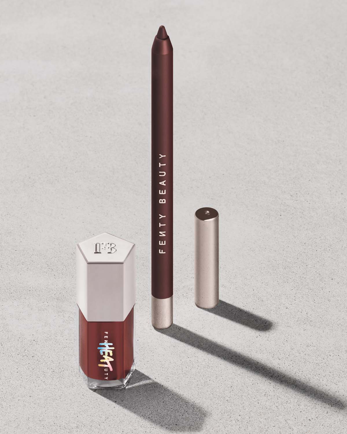 Fenty Beauty Brown'd Pout Lip Liner & Mini Lip Plumper Duo Set