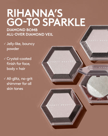 Fenty Beauty Diamond Bomb All-Over Diamond Veil Highlighter – How Many Carats?