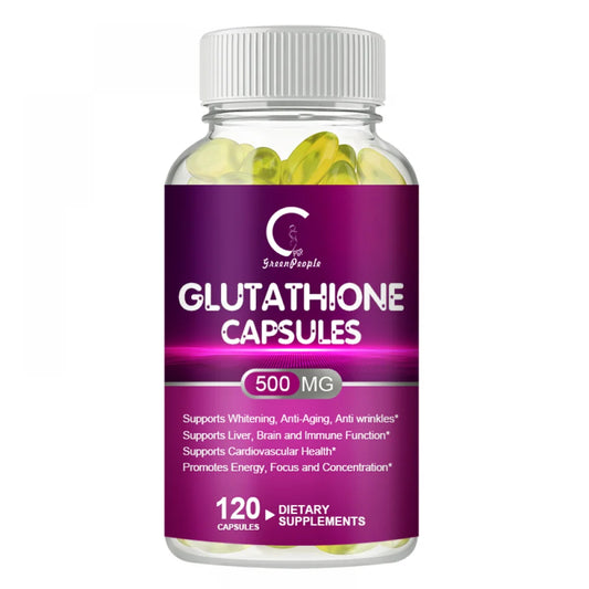 GPGP- GreenPeople- Organic Glutathione Antioxidant  Capsule 500 mg 120 Cap