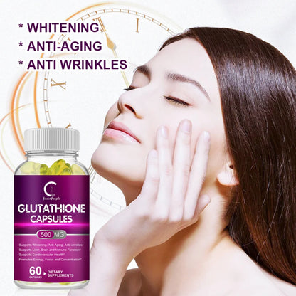 GPGP- GreenPeople- Organic Glutathione Antioxidant  Capsule 500 mg 120 Cap