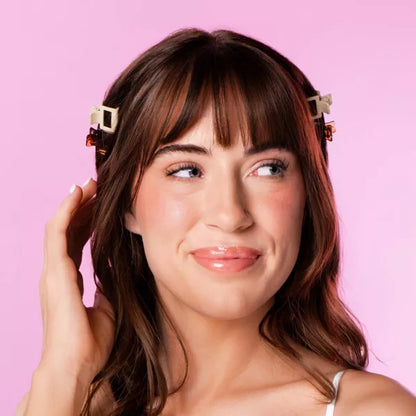 Gimme Beauty Gimme Clips Locked In Mini Claw Clips for Fine Hair – 8ct