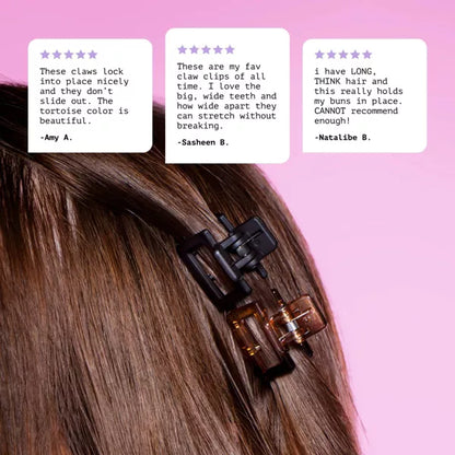 Gimme Beauty Gimme Clips Locked In Mini Claw Clips for Fine Hair – 8ct