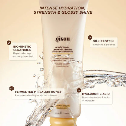 Gisou Honey Gloss Ceramide Therapy Hydrating Conditioner