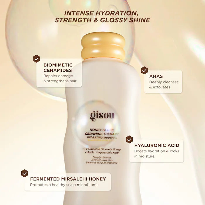 Gisou Honey Gloss Ceramide Therapy Hydrating Shampoo