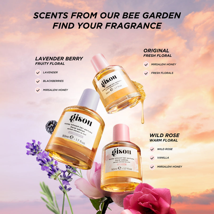 Gisou Honey Infused Hair Perfume Floral Edition Lavender Berry