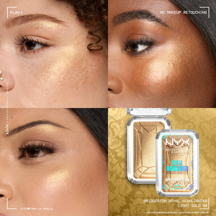 NYX Professional Makeup Bridgerton Royal Highlighters
