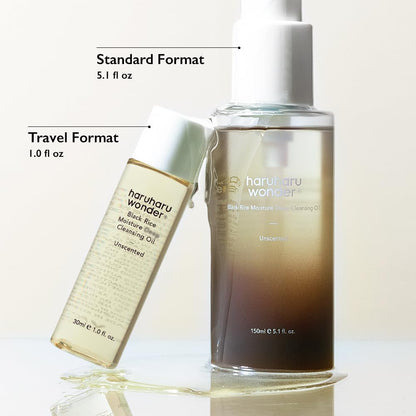 HARUHARU wonder- Black Rice Moisture Cleansing Oil, Travel Size 30 ml