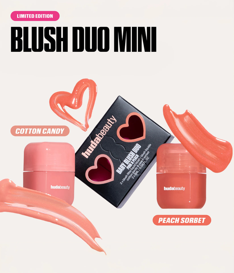 Huda Beauty Baby Blush Duo Set