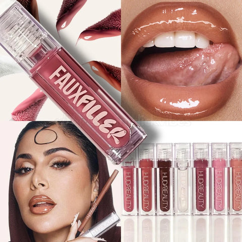 Huda Beauty Faux Filler Extra Shine Lip Gloss Gloss Extra Brillant