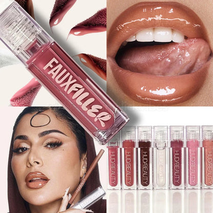 Huda Beauty Faux Filler Extra Shine Lip Gloss Gloss Extra Brillant