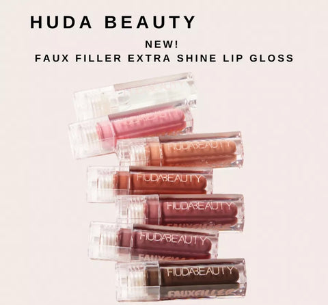 Huda Beauty Faux Filler Extra Shine Lip Gloss Gloss Extra Brillant