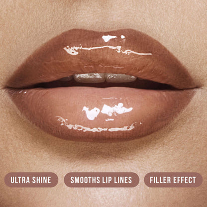 Huda Beauty Faux Filler Extra Shine Lip Gloss Gloss Extra Brillant