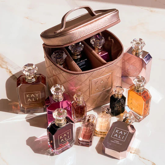 Huda Beauty Kayali Rose Gold Fragrance Case