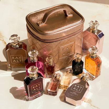 Huda Beauty Kayali Rose Gold Fragrance Case