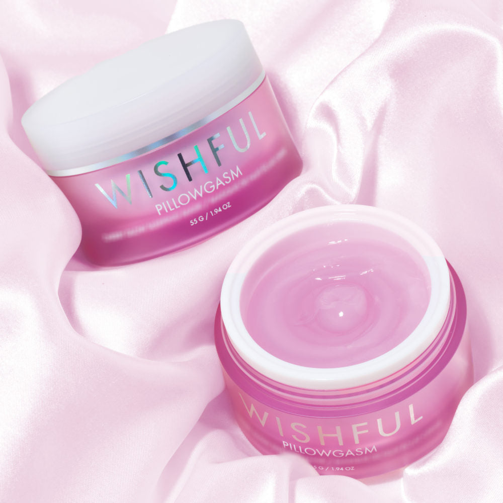 Huda Beauty Wishful Pillowgasm Cherry Glow Sleeping Mask