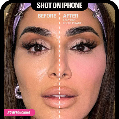 Huda Beauty-Easy Bake Loose Baking & Setting Powder- Ube Birthday Cake