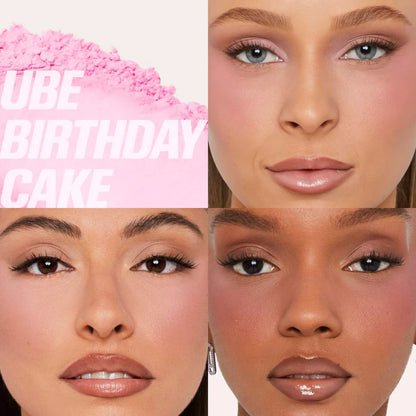Huda Beauty-Easy Bake Loose Baking & Setting Powder- Ube Birthday Cake