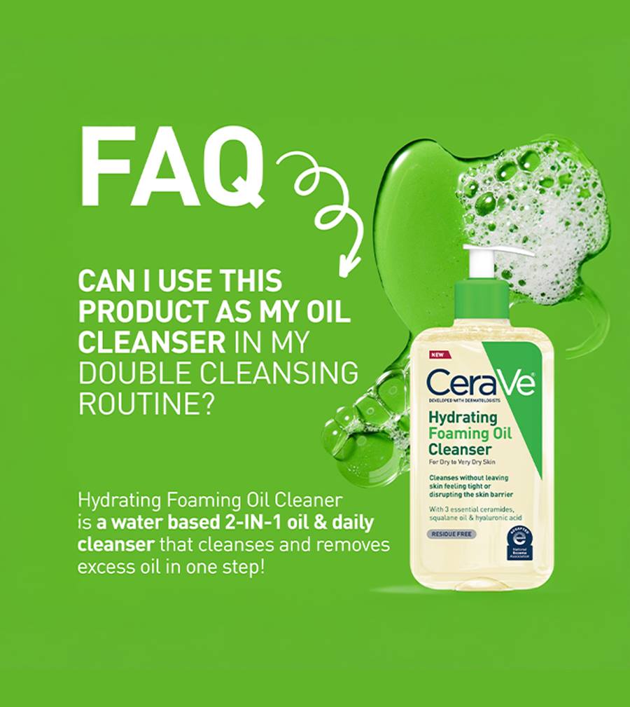 CeraVe Hydrating Foaming Oil Cleanser