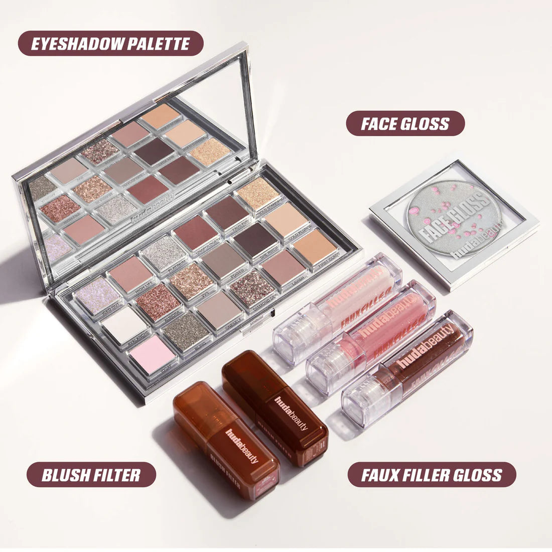 Huda Beauty - The Icy Nude Collection Kit
