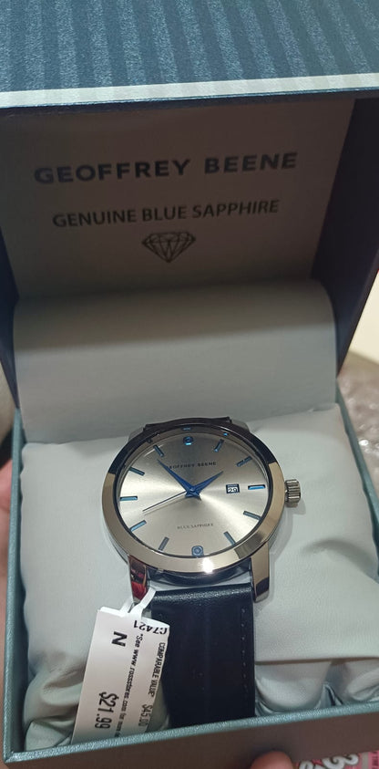 Geoffrey Beene | Blue Sapphire Men's Watch