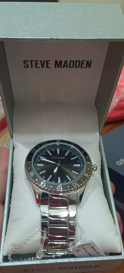 Steve Madden | Men's Silver Tone Watch