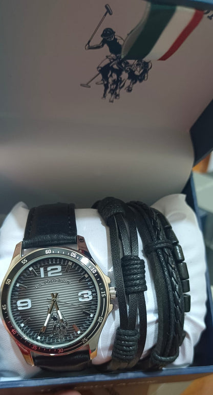 U.S. Polo Association | Watch And Bracelet Set