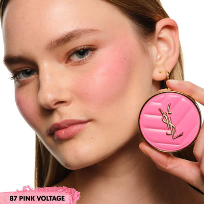 YSL - Make Me Blush 24H Buildable Powder Blush - 87 PINK VOLTAGE