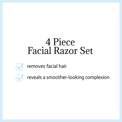 Sephora - 4 Piece Facial Razor Set