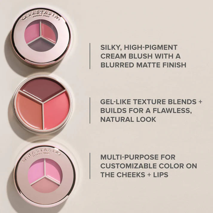 Anastasia Beverly Hills - Magic Touch Cream Blush & Lip Trio - PEACH
