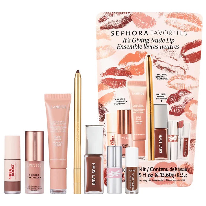 Sephora Favorites - It's Giving Nude Lip Makeup Value Set