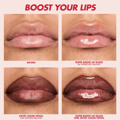 MAKE UP FOR EVER - Super Boost Moisturizing & Plumping Lip Gloss - 10 JUICY PEACH