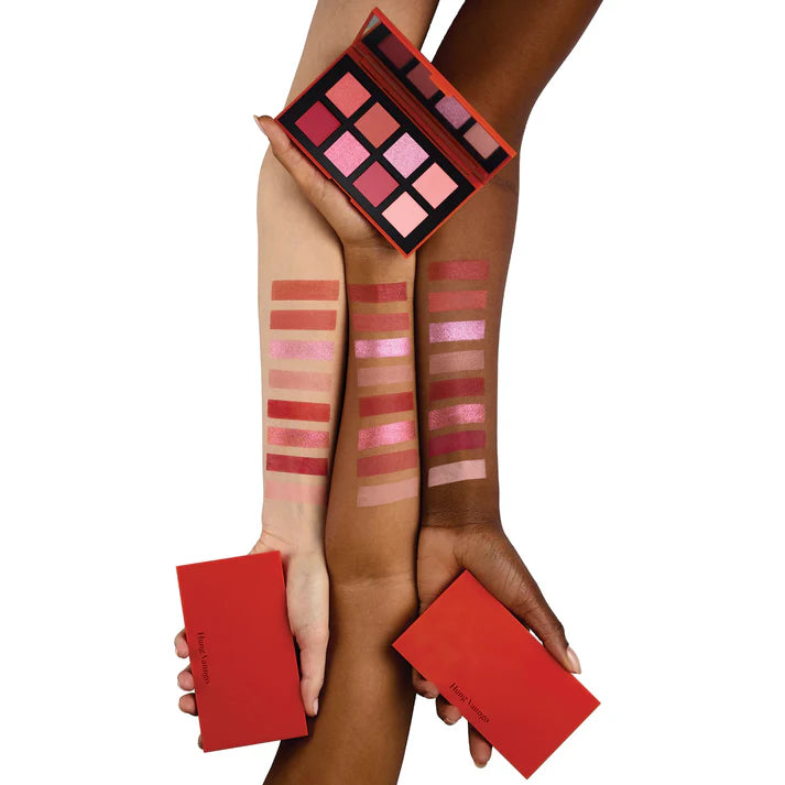 Hung Vanngo Beauty - Color Story Eyeshadow Palette - REBELLIOUS RED & PINK