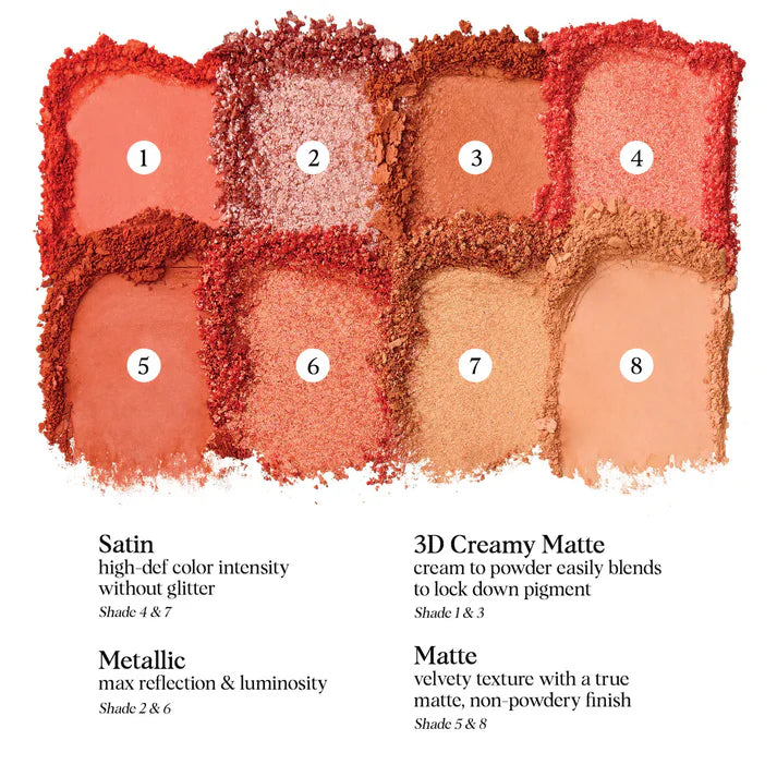 Hung Vanngo Beauty - Color Story Eyeshadow Palette - OUTSTANDING ORANGE
