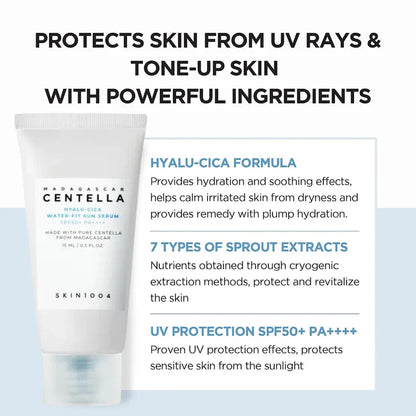 SKIN1004 Madagascar Centella Hyalu-CICA Water-fit Sun Serum - 15ml