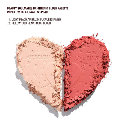Charlotte Tilbury - Soulmates Face Palette - PILLOW TALK FLAWLESS PEACH
